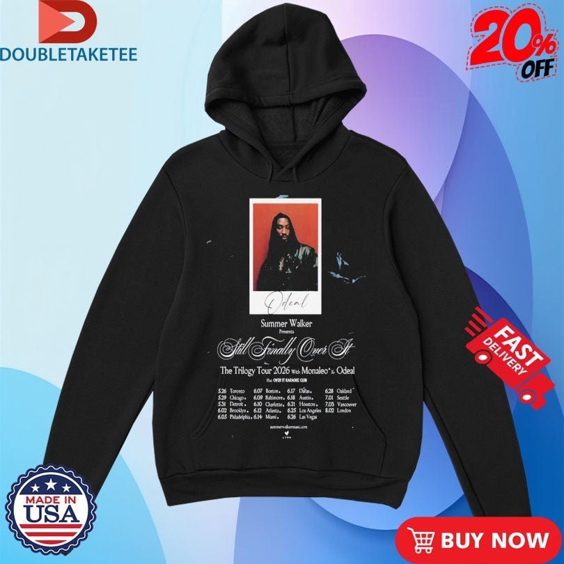 Odeal Still Finally Over At The Trilogy Tour 2026 Dates Shirts