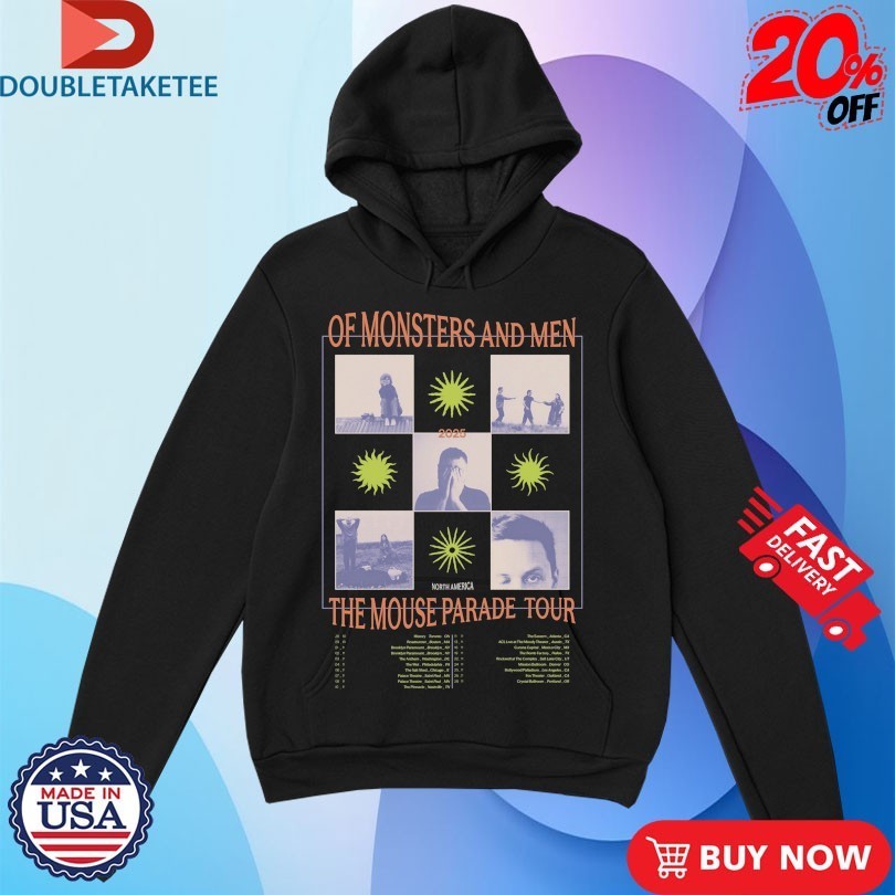 Of Monsters And Men The Mouse Parade 2025 Tour Dates Shirts