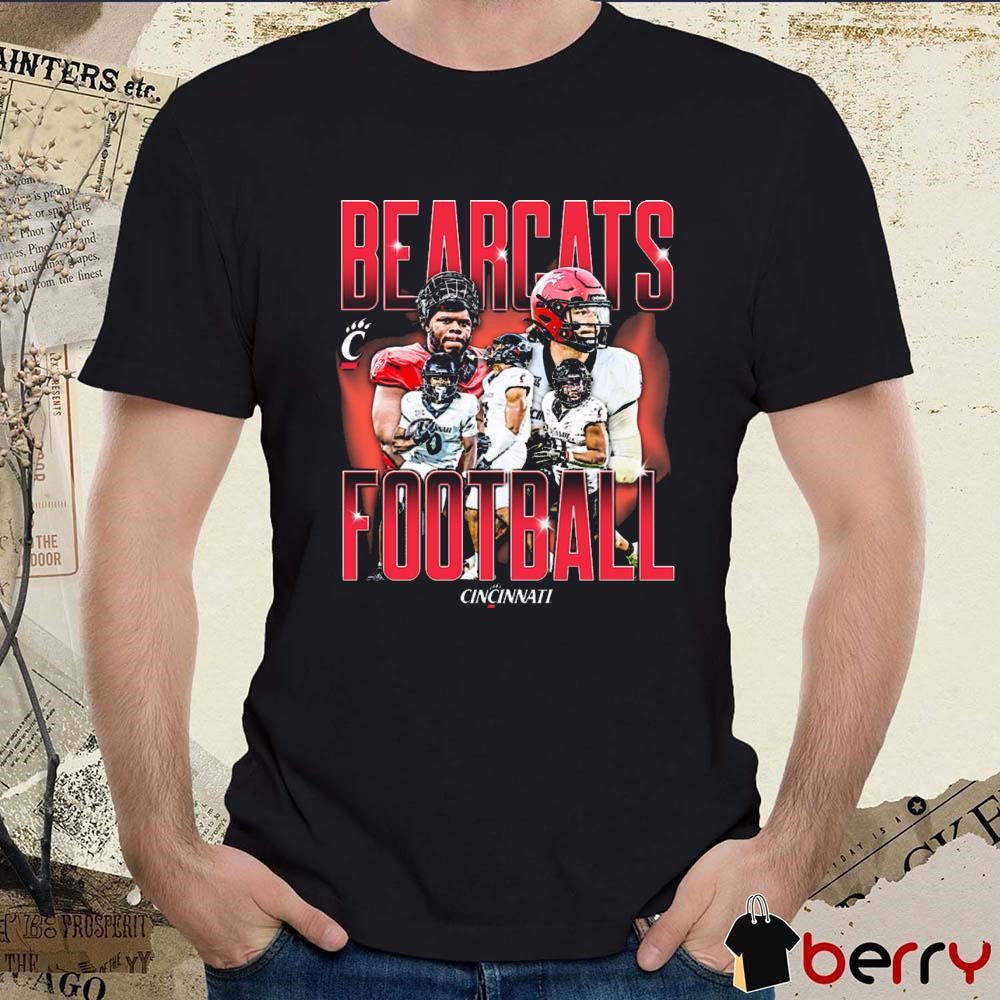 2024 Cincinnati Bearcats Football Players NCAA Graphic t-shirt