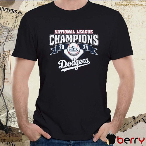 2024 Los Angeles Dodgers MLB NLCS National League Champions Franklin Vintage t-shirt