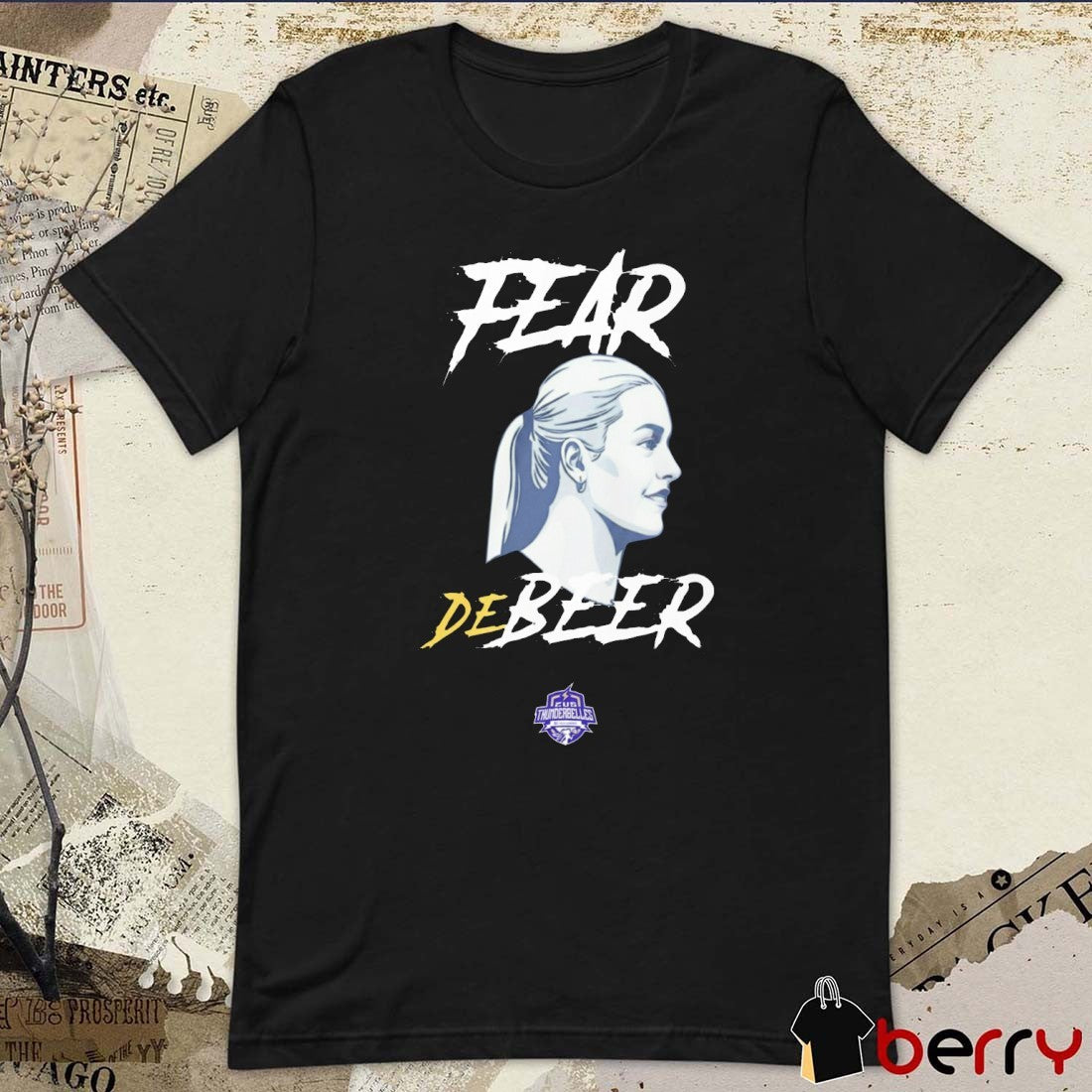 2025 Anna Fear DeBeer Zus Coffee Thunderbelles t-shirt