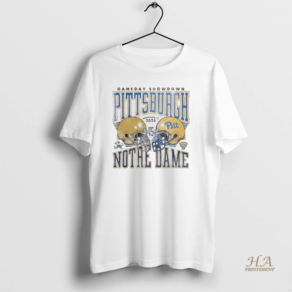 Official 2025 Gameday Showdown Pitt Panthers Vs Notre Dame Fighting Irish T-Shirts, Hoodie, Sweatshirt | InkNestWear.com