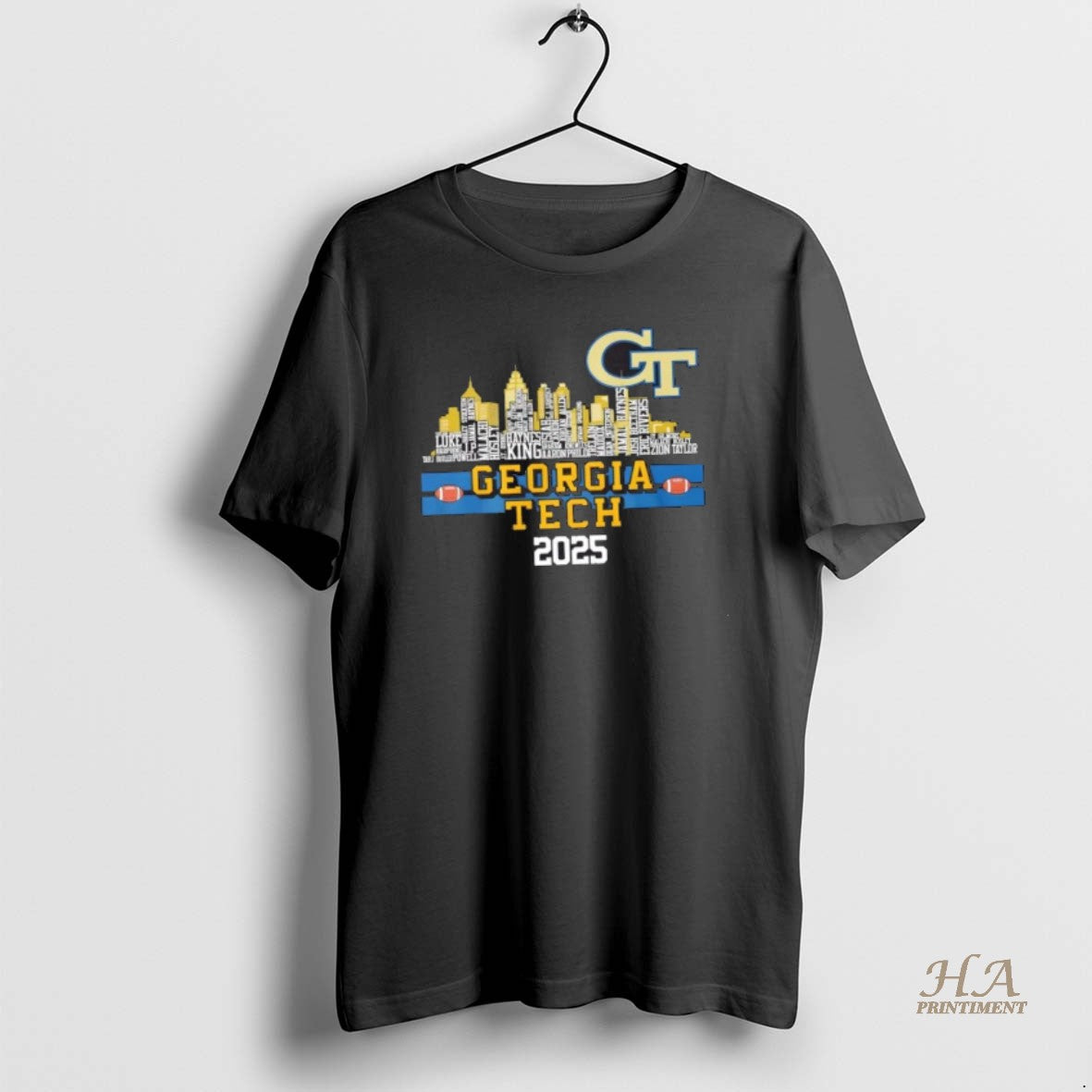Official 2025 Georgia Tech Yellow Jackets All Names City Skyline T-Shirts, Hoodie, Sweatshirt | InkNestWear.com
