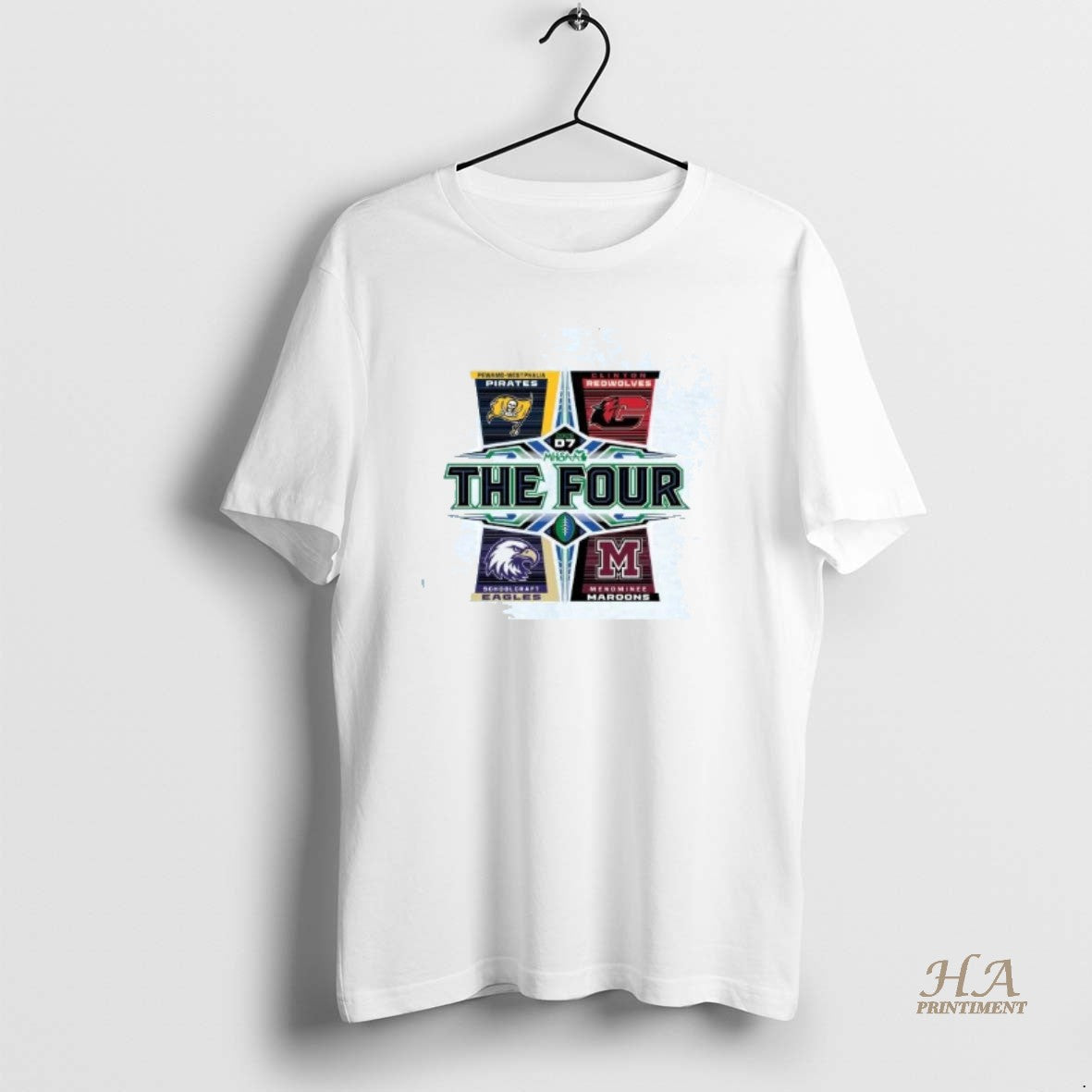 Official 2025 Mhsaa Football D7 The Four T-Shirts, Hoodie, Sweatshirt | InkNestWear.com