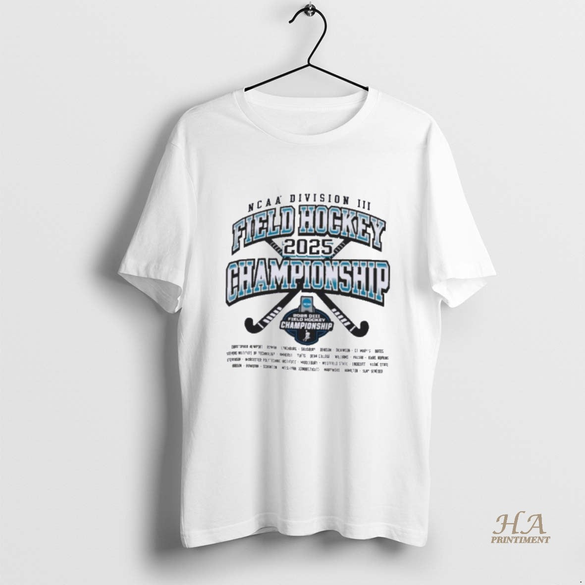 Official 2025 Ncaa Division Iii Field Hockey Championship Teams T-Shirts, Hoodie, Sweatshirt
