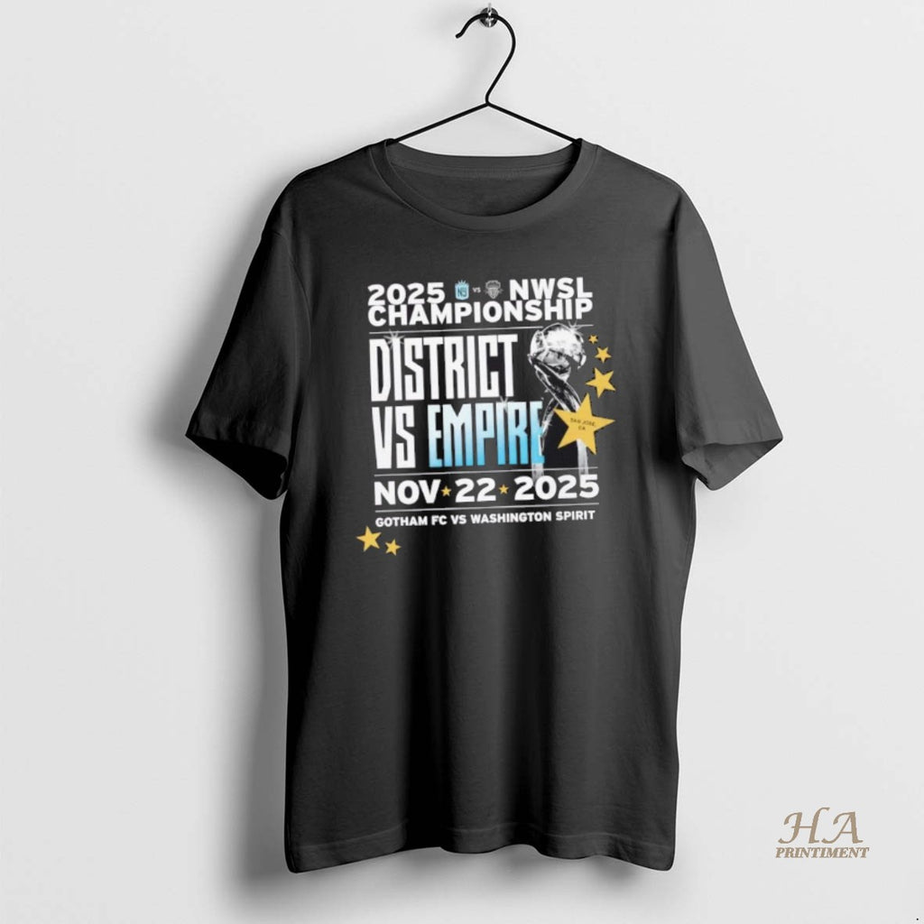 Official 2025 Nwsl Championship Gotham Fc Vs Washington Spirit T-Shirts, Hoodie, Sweatshirt | InkNestWear.com