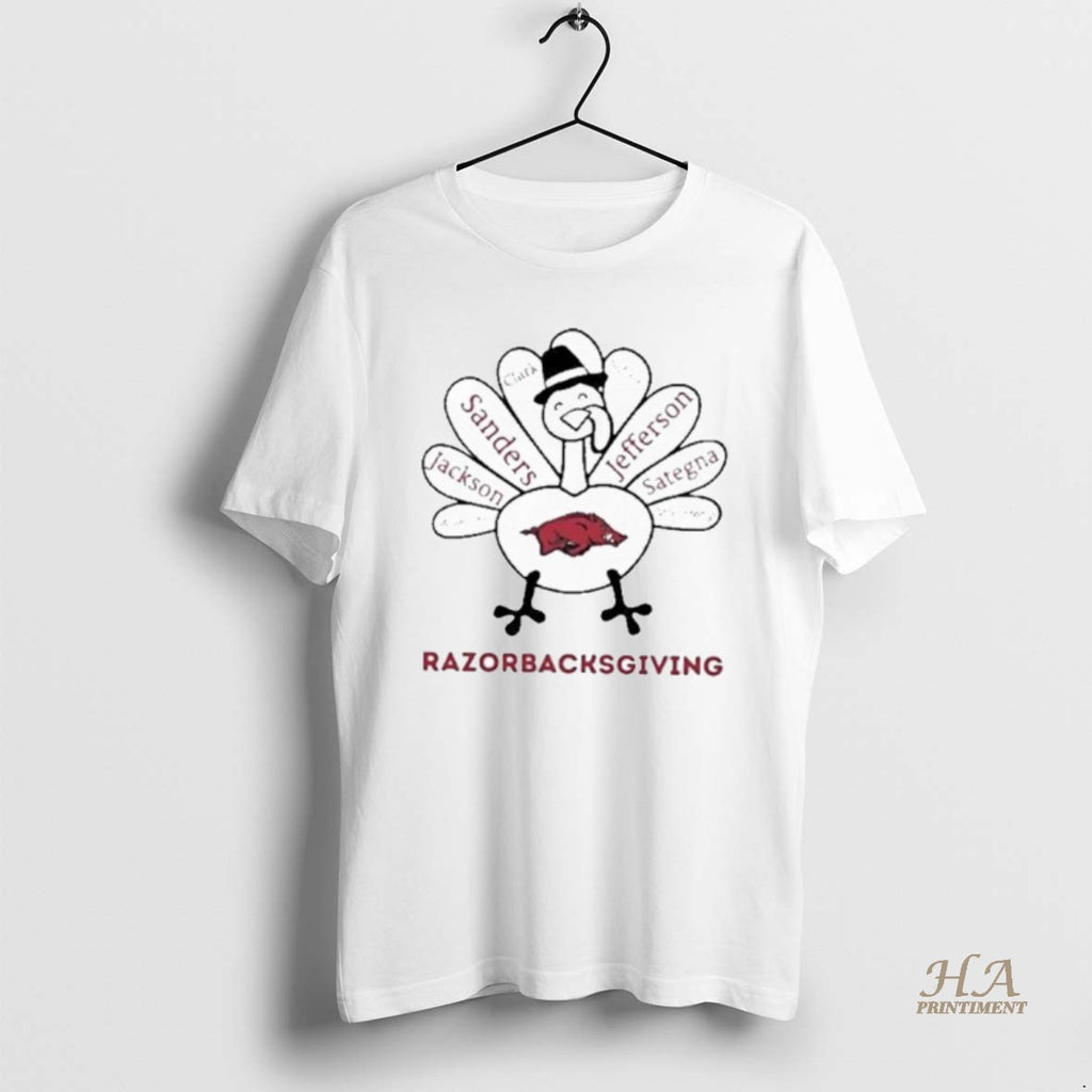 Official 2025 Razorbacksgiving Arkansas Razorbacks X Thanksgiving T-Shirts, Hoodie, Sweatshirt | InkNestWear.com