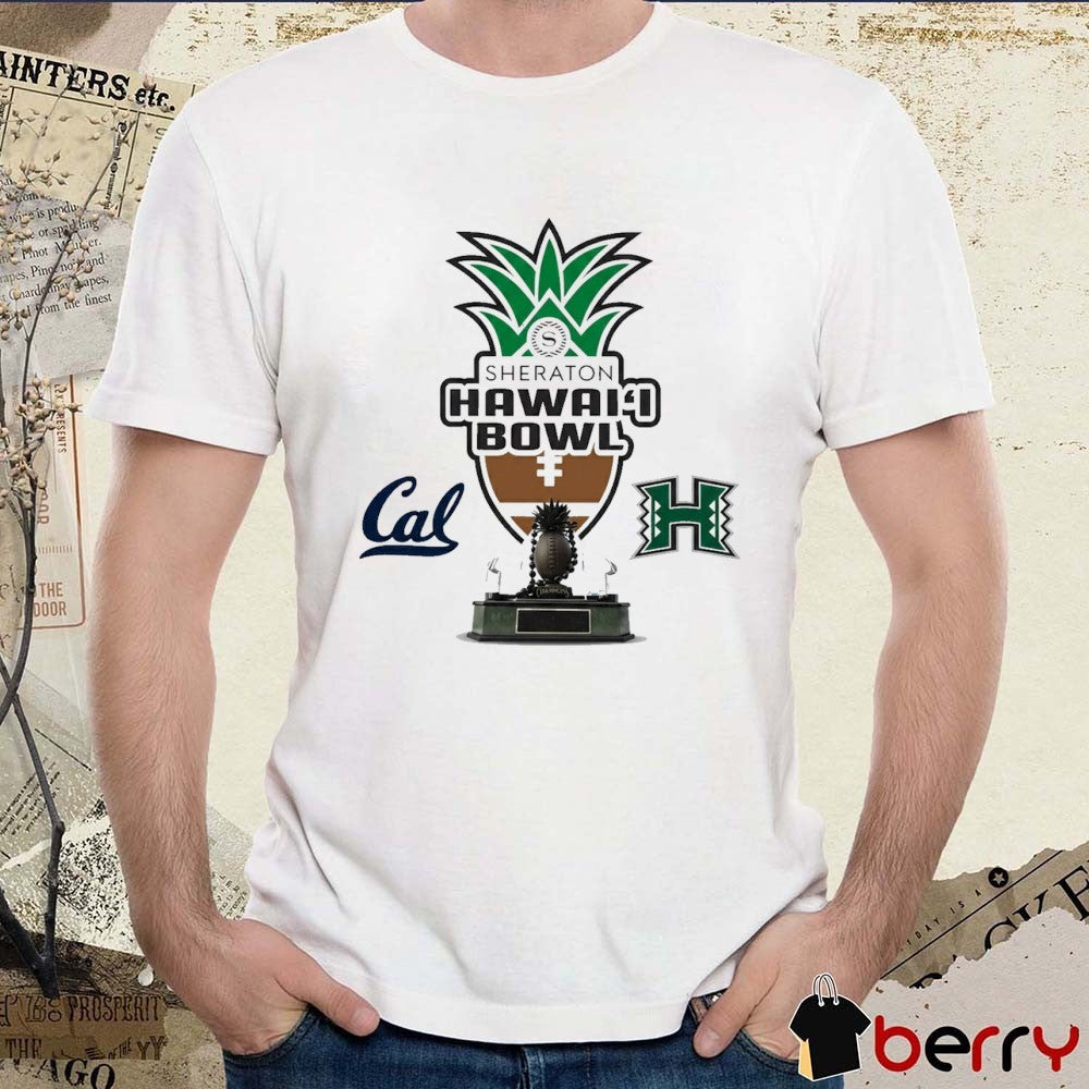 2025 Sheraton Hawaiʻi Bowl Hawaiʻi Rainbow Warriors Vs California Golden Bears December 24 Logo t-shirt