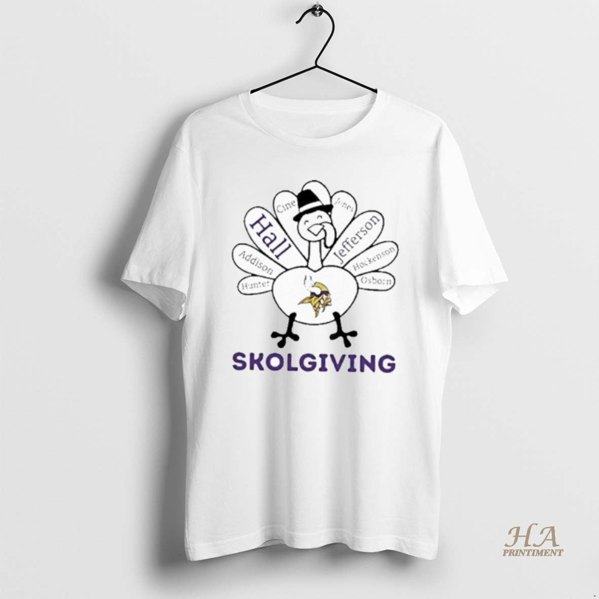 Official 2025 Skolgiving Minnesota Vikings X Thanksgiving T-Shirts, Hoodie, Sweatshirt | InkNestWear.com