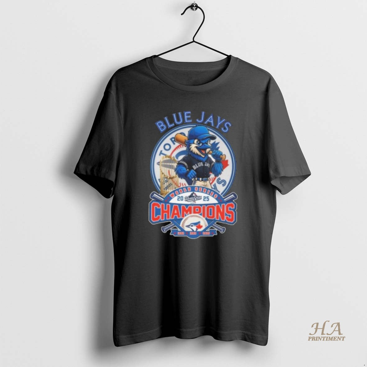 Official 2025 Toronto Blue Jays Baseball World Series Champions Funny Mascot T-Shirts, Hoodie, Sweatshirt | InkNestWear.com