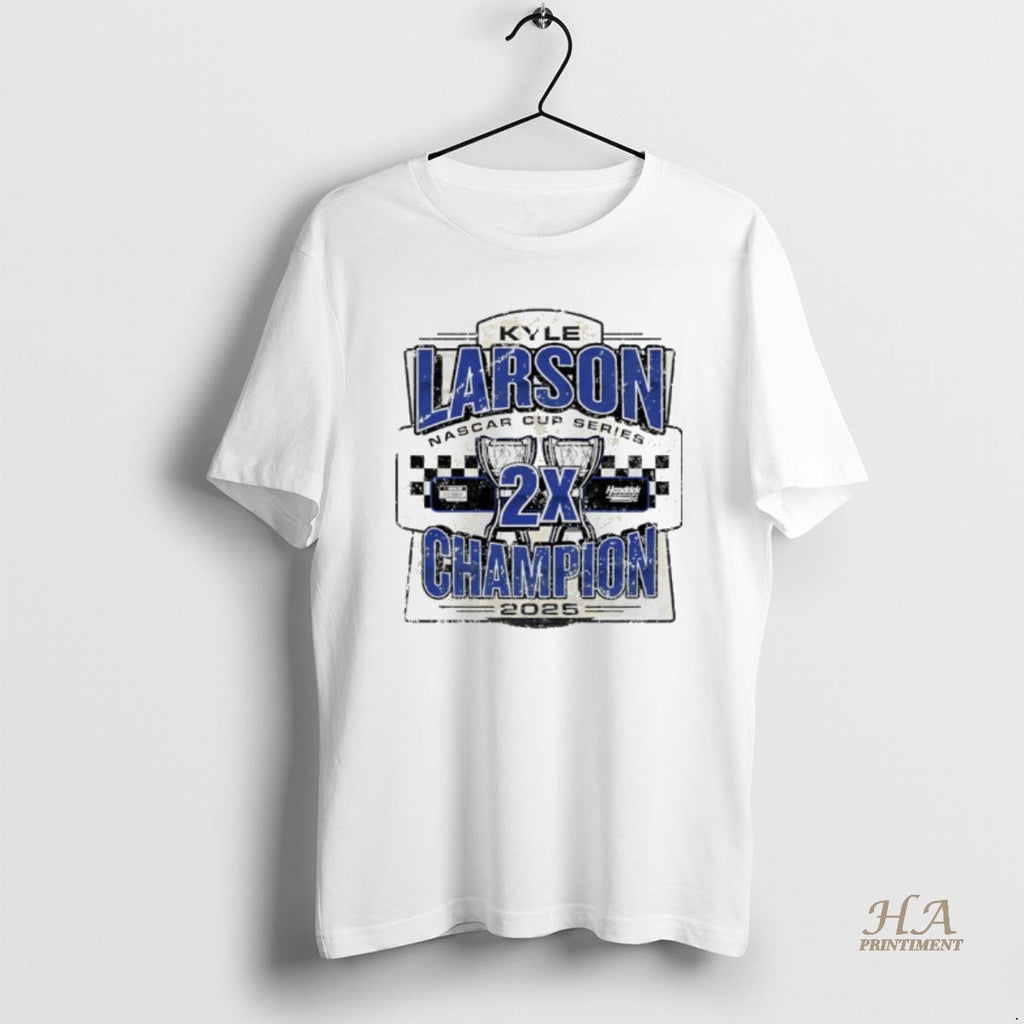 Official 2025 Two Time Nascar Cup Series Champion Kyle Larson Vintage T-Shirts, Hoodie, Sweatshirt | InkNestWear.com