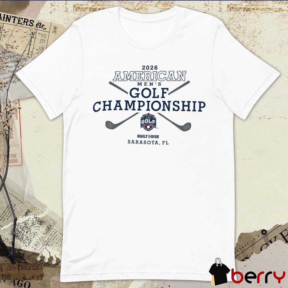 2026 American Athletic Men’s Golf Championship Sarasota FL t-shirt