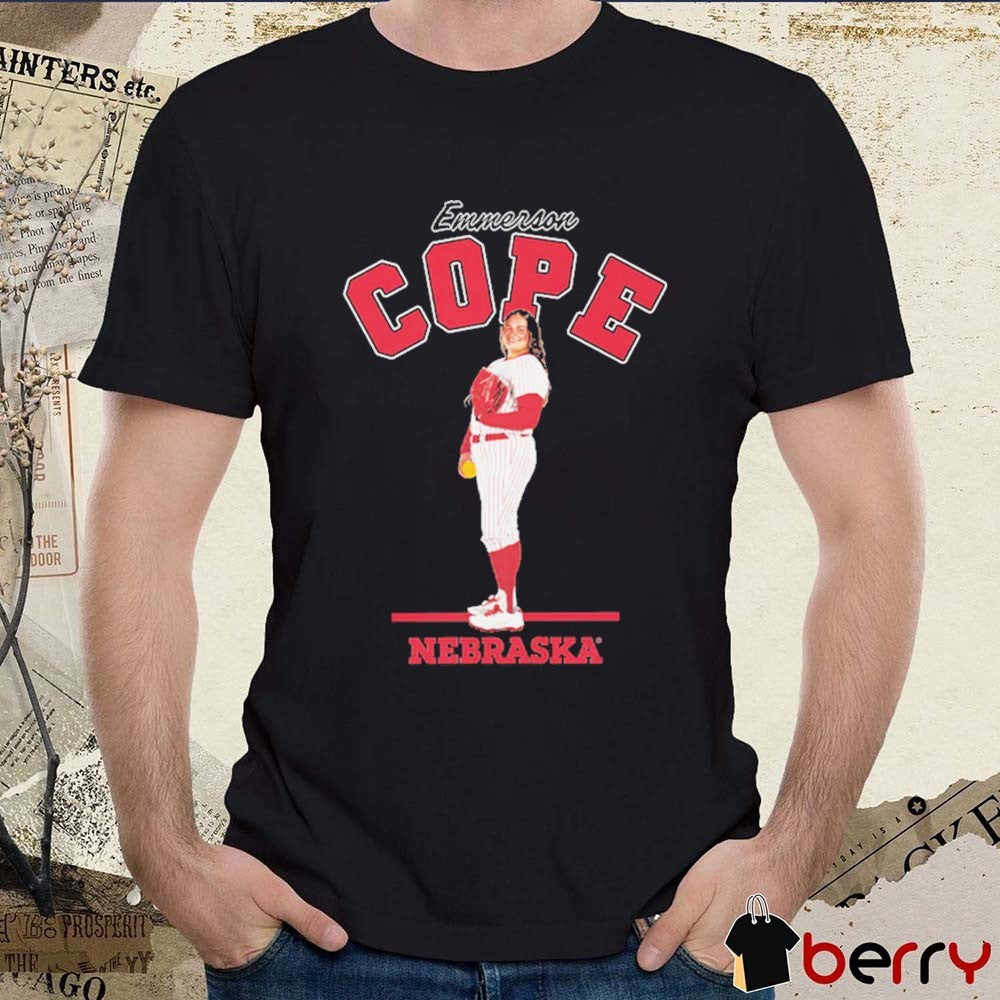 2026 Emmerson Cope Nebraska Cornhuskers NCAA Illustrated t-shirt