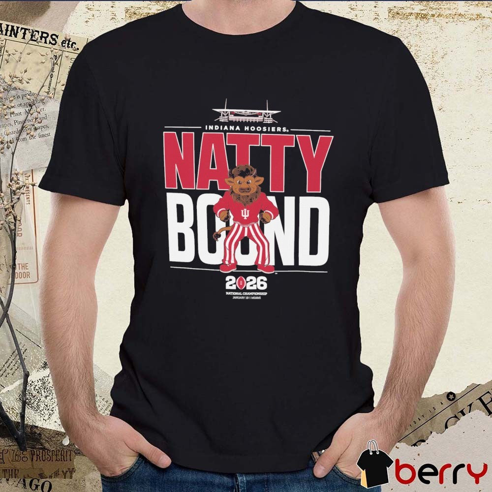 2026 Indiana Hoosiers CFP Natty Bound Bison Mascot Football Hoodie and t-shirt