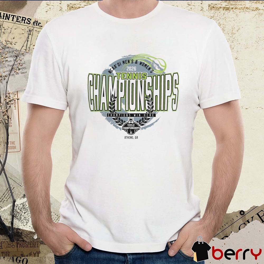 2026 NCAA Division I Tennis Championships Athens, Georgia Dan Magill Tennis Complex t-shirt