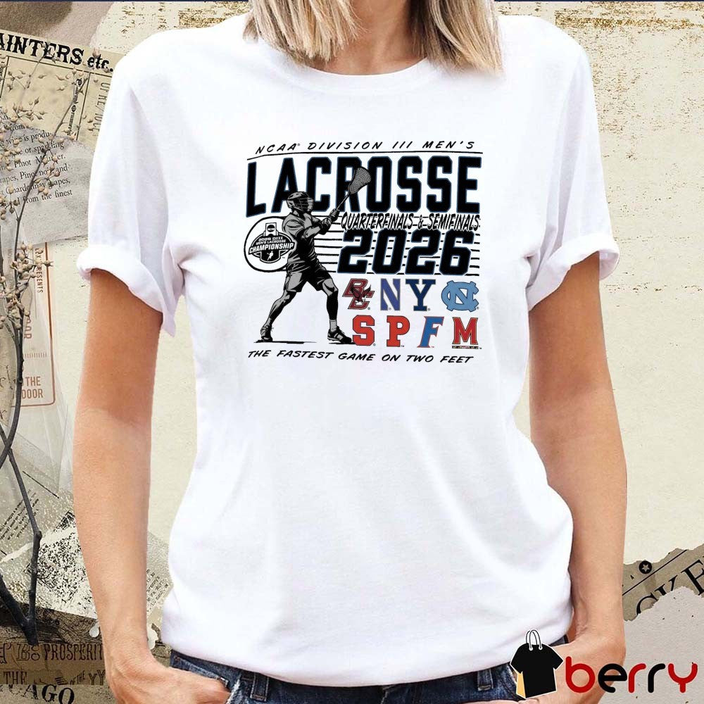 2026 NCAA Division III Men’s Lacrosse Championship quarterfinals and semifinals Charlottesville, VA The Fastest Game On Two Feet t-shirt