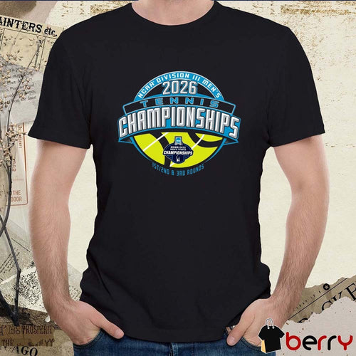2026 NCAA Division III Men’s Tennis Regionals Championships 1st 2nd and 3rd rounds t-shirt