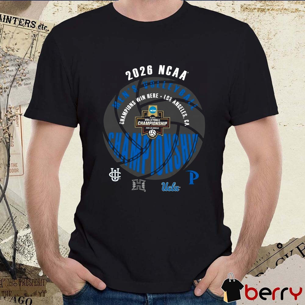 2026 NCAA Men’s Volleyball Championship UIC Hawaii UCLA Pepperdine t-shirt