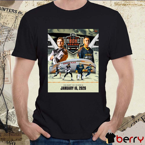 2026 NLL UnBOXed Series Edmonton Calgary Vs Georgia January 16 2026 Poster t-shirt