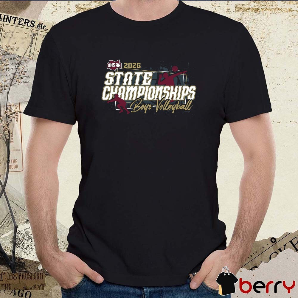 2026 OHSAA Boys Volleyball State Championships Logo t-shirt
