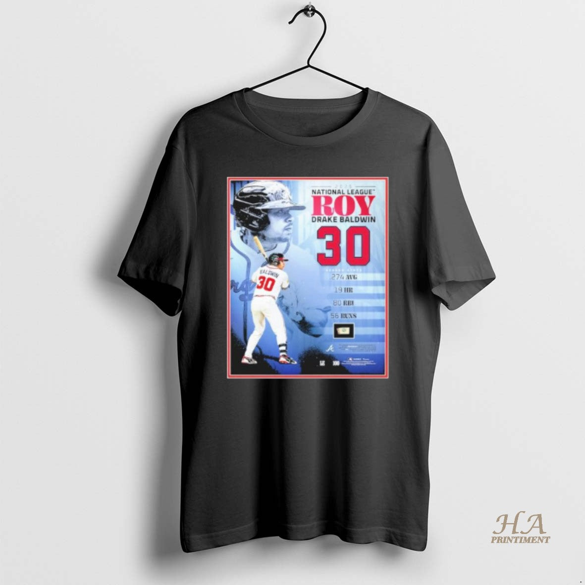 Official 30 Drake Baldwin Atlanta Braves 2025 National League Roy T-Shirts, Hoodie, Sweatshirt | InkNestWear.com