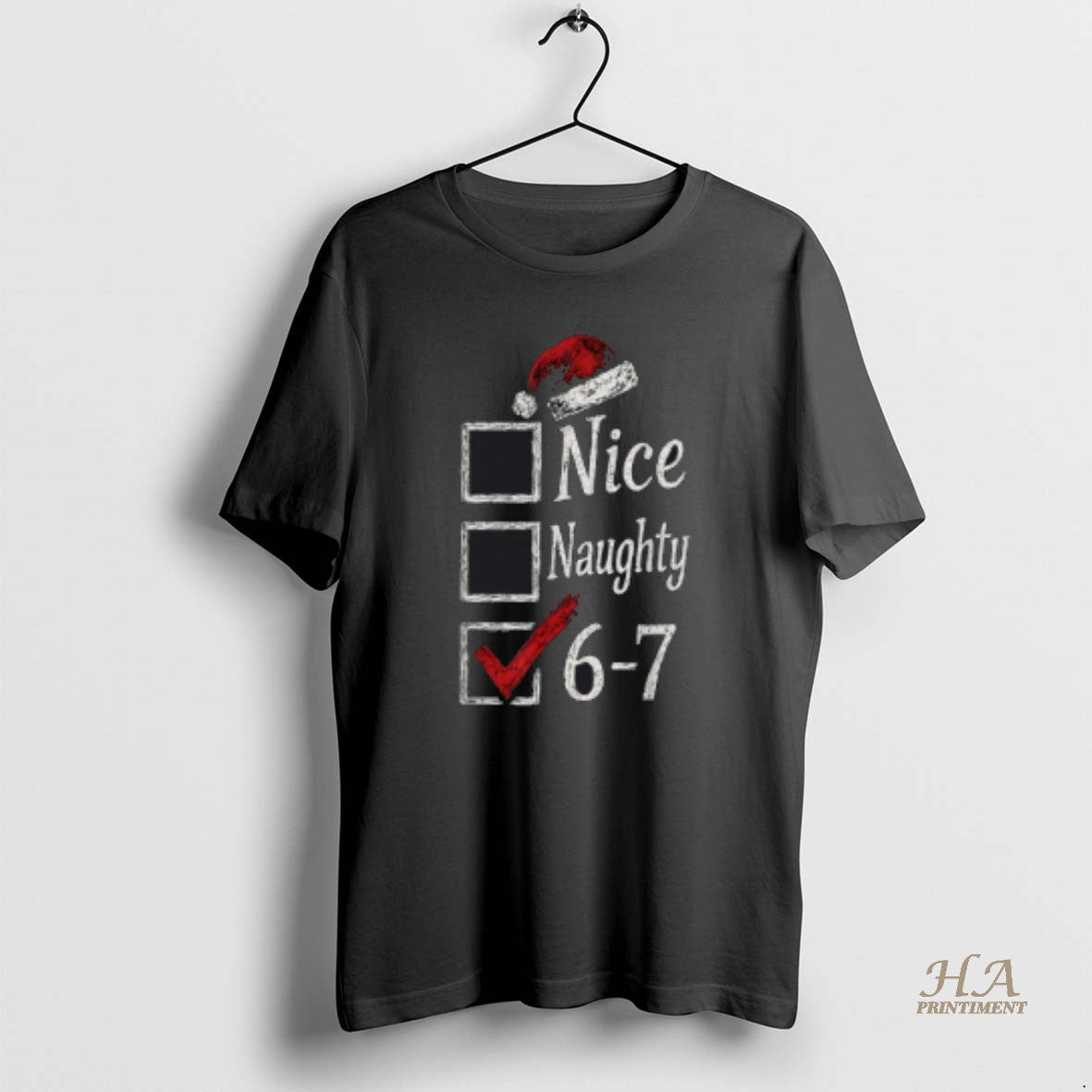Official 6 7 Meme Nice Naughty 67 Christmas Brainrot Graphic T-Shirts, Hoodie, Sweatshirt | InkNestWear.com