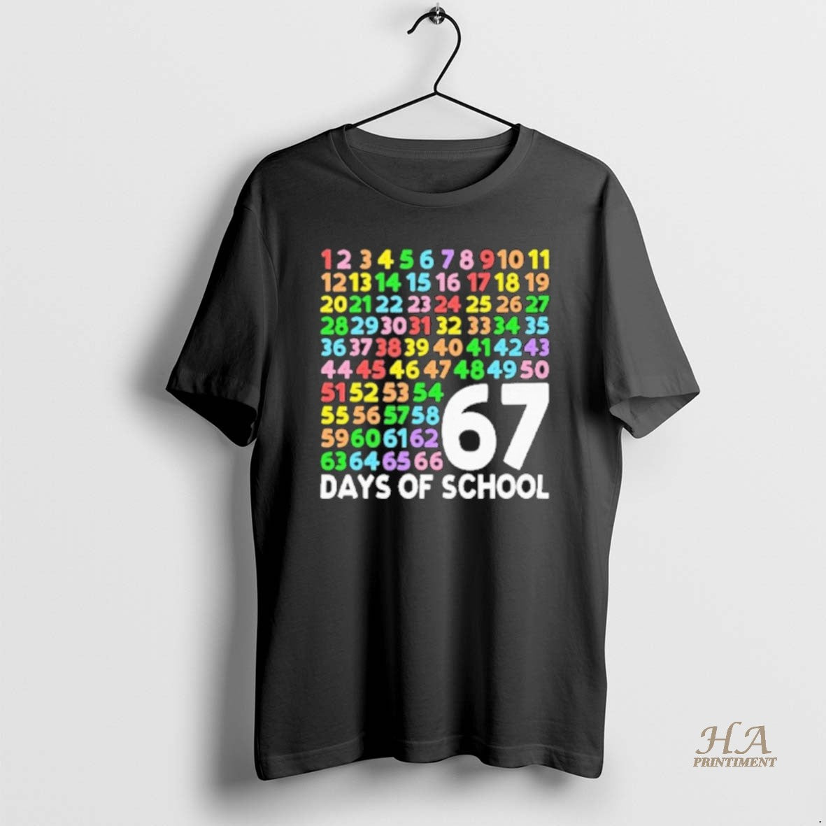 Official 67 Days Of School Six Seven Meme T-Shirts, Hoodie, Sweatshirt | InkNestWear.com