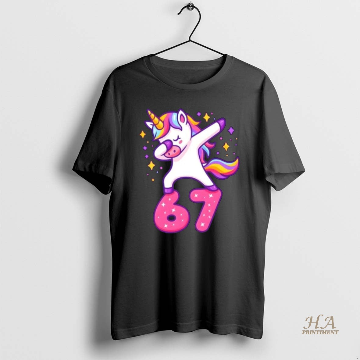Official 67 Unicorn Six Seven 6 7 Meme Brainrot T-Shirts, Hoodie, Sweatshirt | InkNestWear.com
