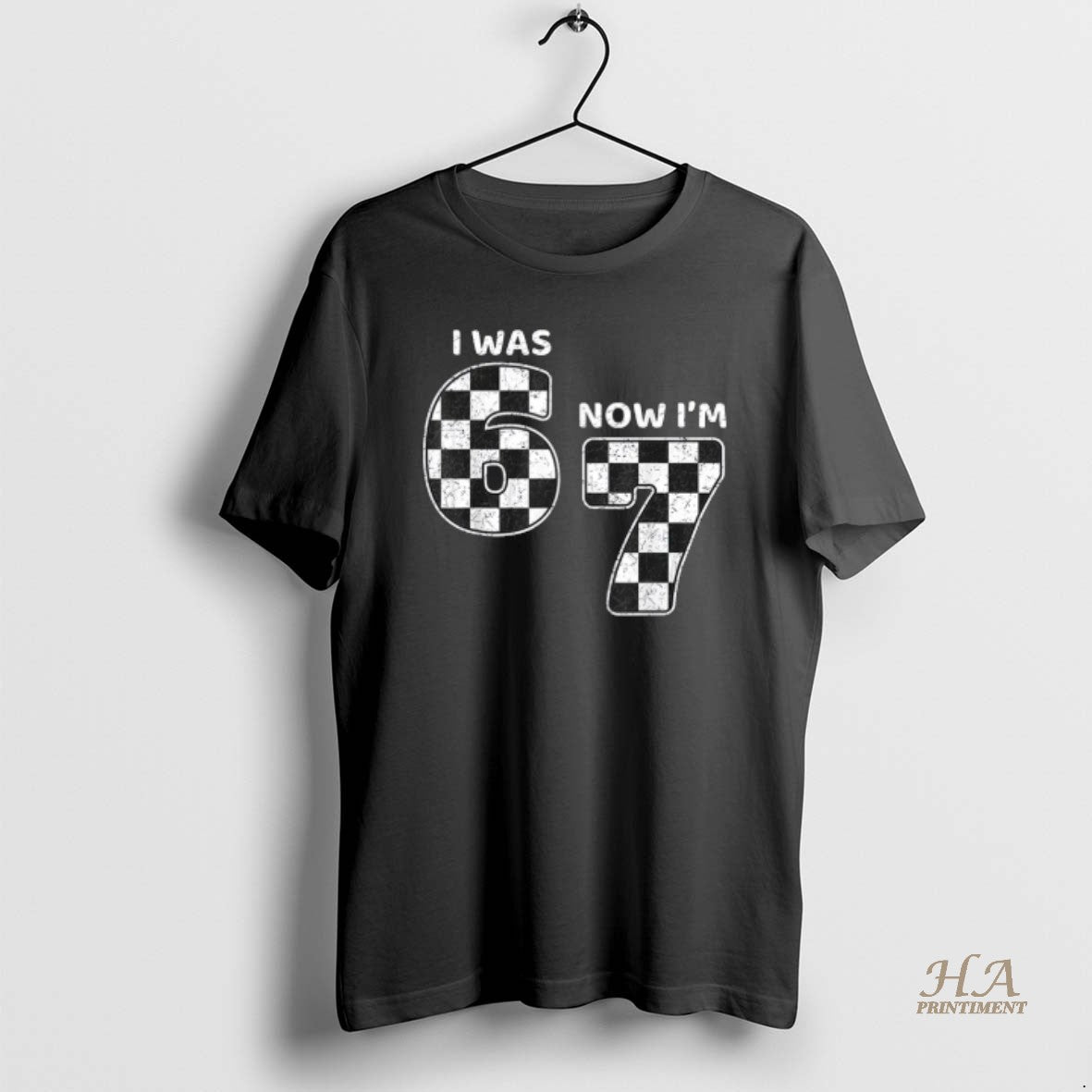 Official 7 Year Old Birthday Racing Car Was 6 Now Im 7 Funny 67 Meme T-Shirts, Hoodie, Sweatshirt | InkNestWear.com
