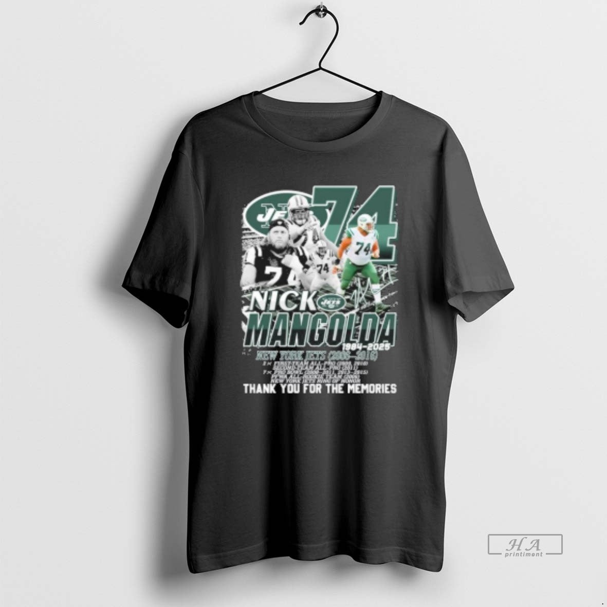Official 74 Nick Mangold New York Jets 1984 2025 Thank You For The Memories T-Shirts, Hoodie, Sweatshirt | InkNestWear.com