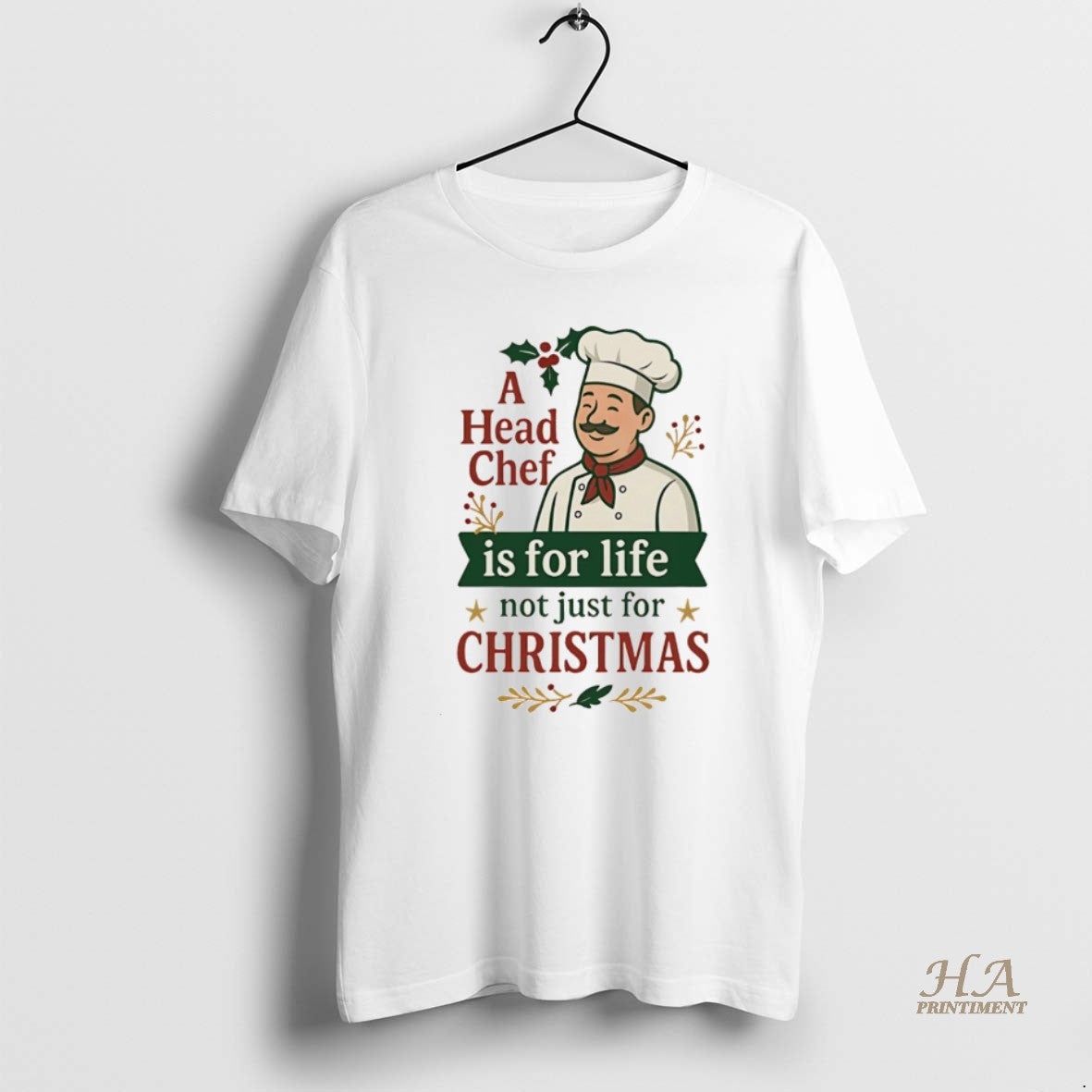 Official A Head Chef Is For Life Not Just For Christmas Christmas T-Shirts, Hoodie, Sweatshirt | InkNestWear.com