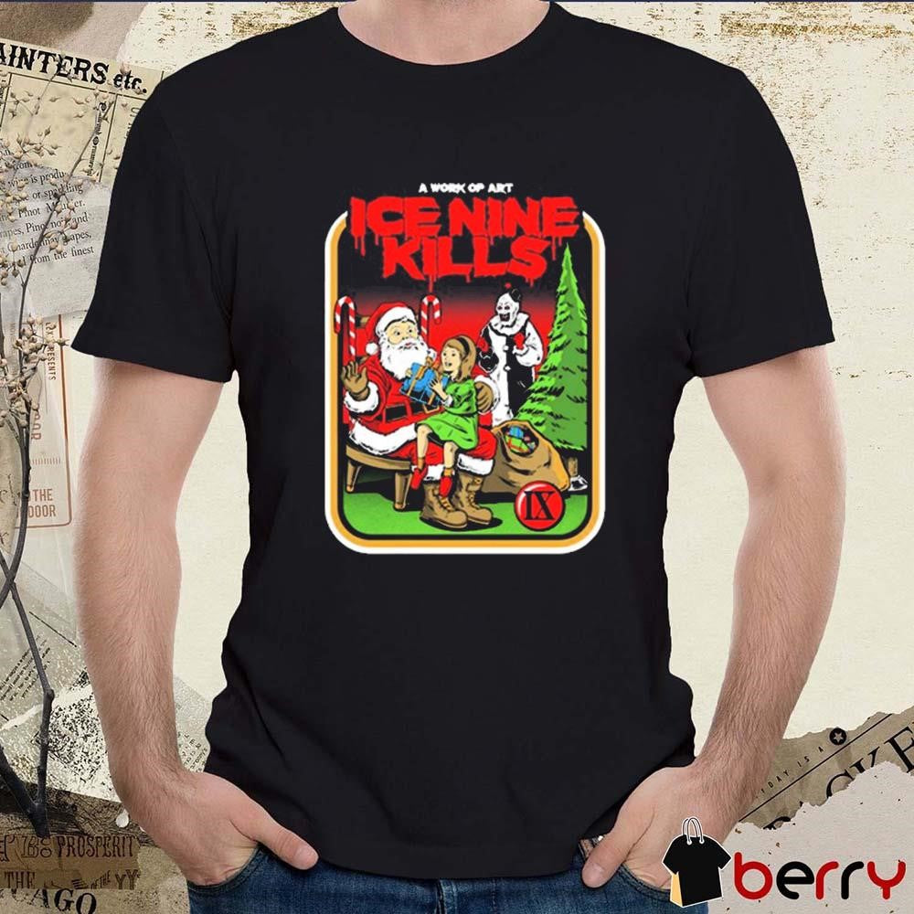 A Work Of Art Ice Nine Kills Gory Storybook Christmas 2024 t-shirt