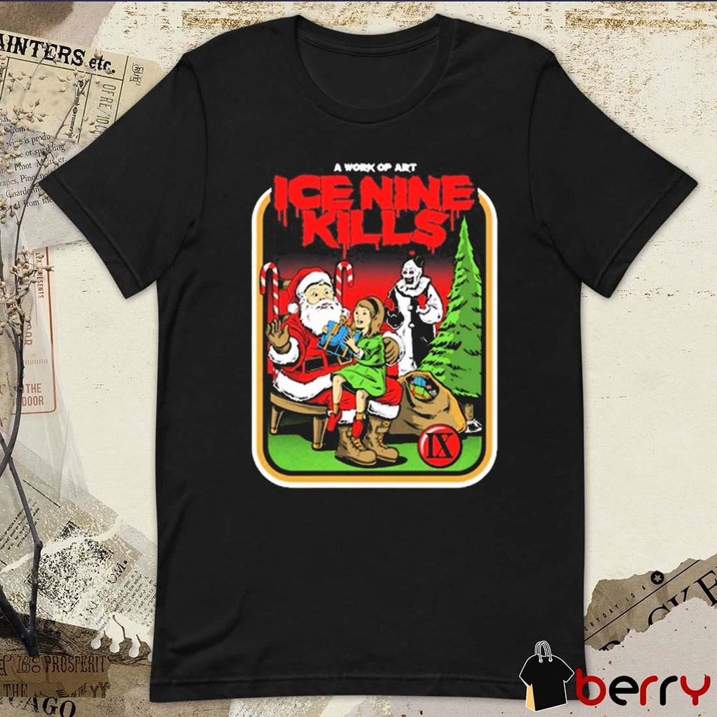 A Work Of Art Ice Nine Kills Gory Storybook Christmas 2024 t-shirt