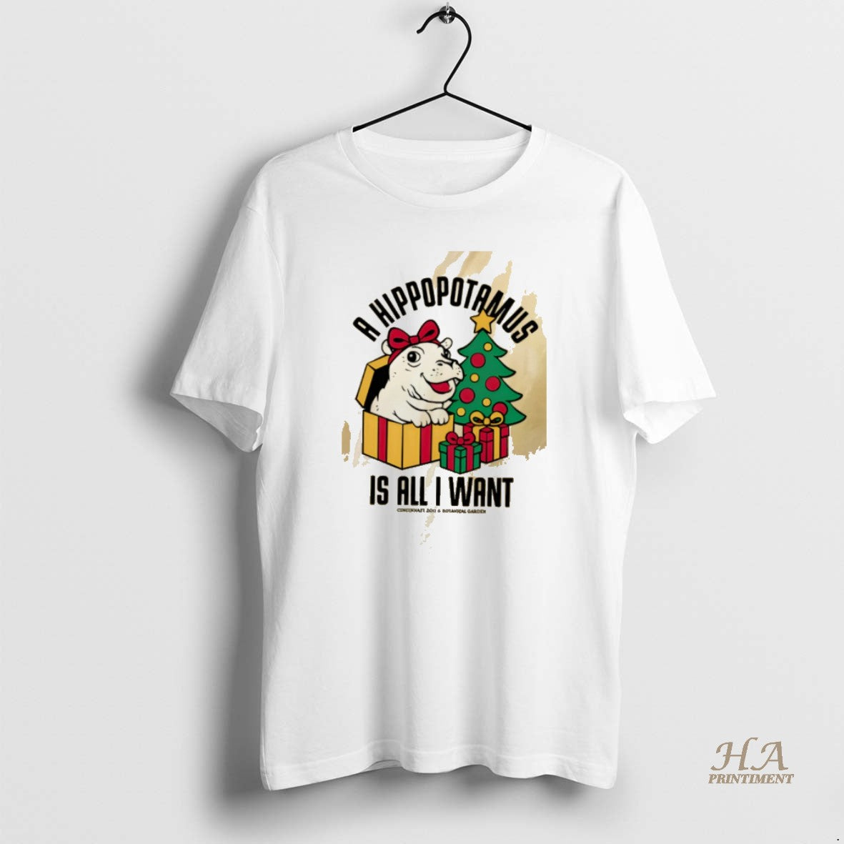 Official A Hippopotamus Is All I Want Christmas T-Shirts, Hoodie, Sweatshirt | InkNestWear.com