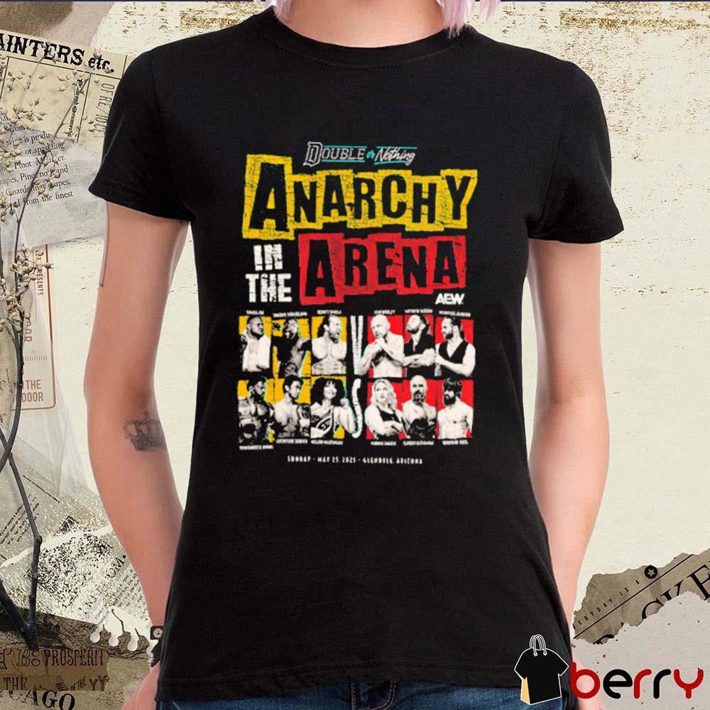 AEW 2025 Double or Nothing Anarchy in the Arena Sunday May 25 Arizona Vintage Retro t-shirt