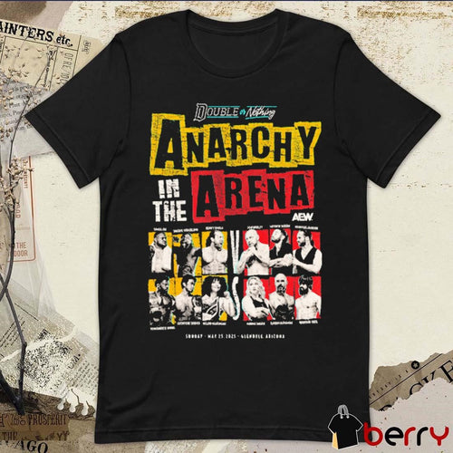 AEW 2025 Double or Nothing Anarchy in the Arena Sunday May 25 Arizona Vintage Retro t-shirt