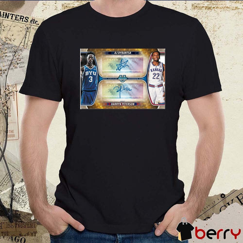 AJ Dybantsa and Darryn Peterson 2025-26 Bowman Basketball Signatures t-shirt