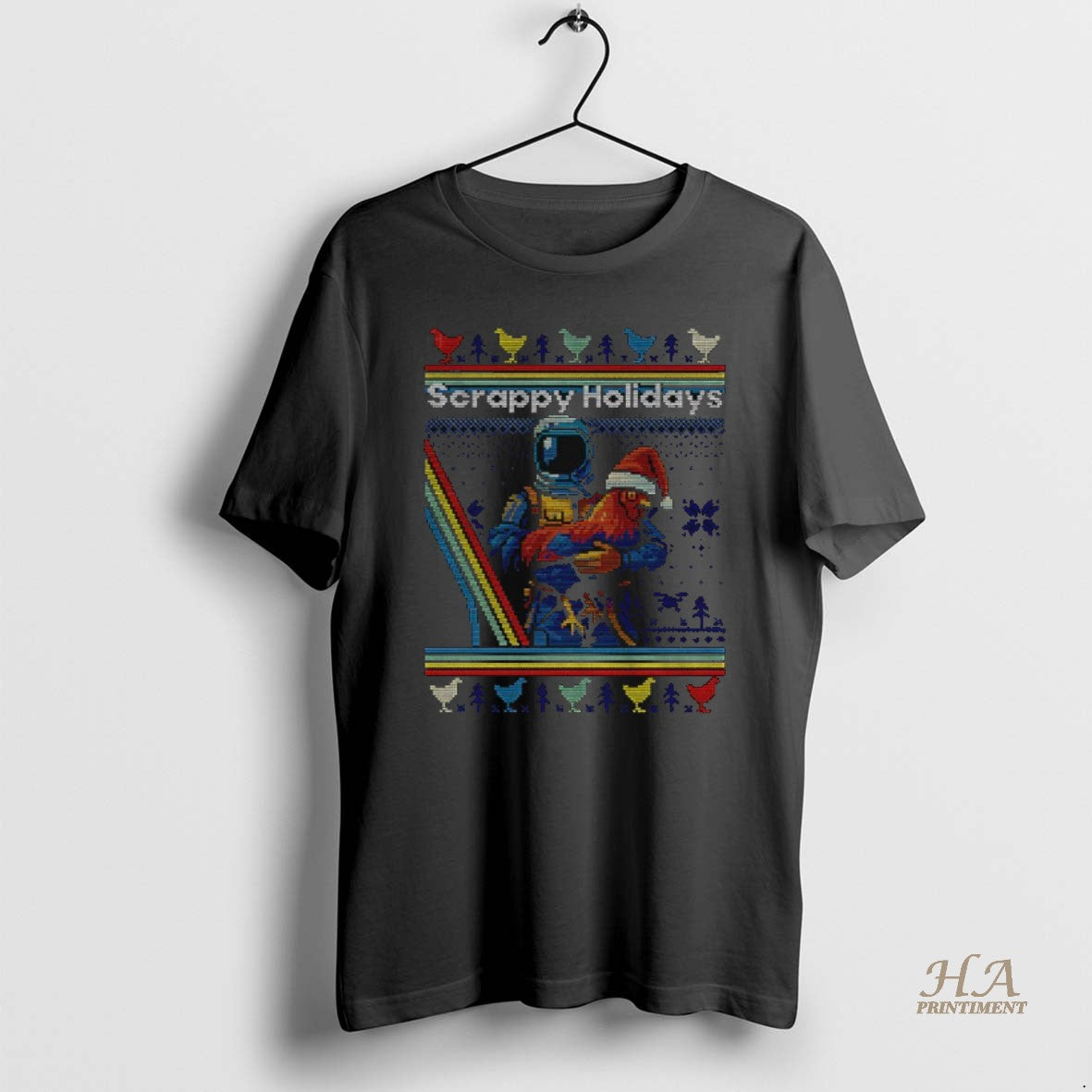Official Arc Raiders Rooster Scrappy Holidays Merry Christmas T-Shirts, Hoodie, Sweatshirt | InkNestWear.com