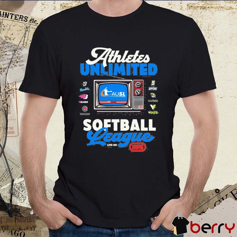 AUSL Athletes Unlimited Softball League X ESPN Collab t-shirt