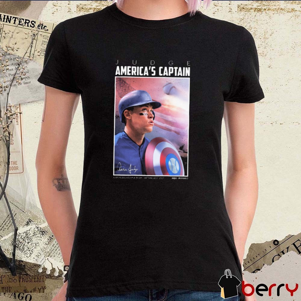 Aaron Judge America’s Captain USA Team Captain WBC 2026 Signature t-shirt