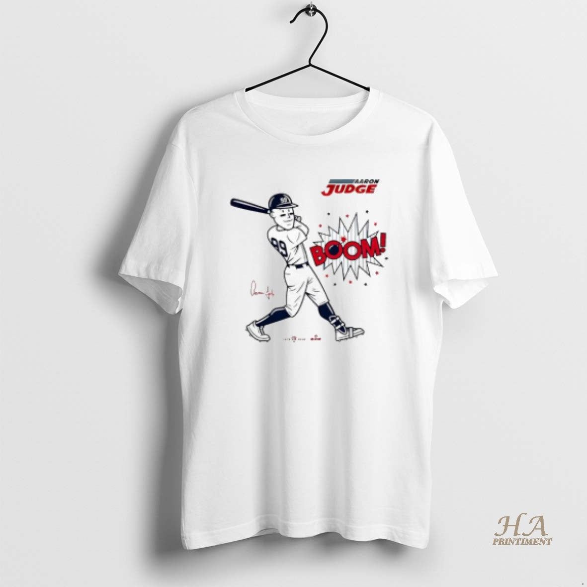 Official Aaron Judge Big Aj Brings The Boom Signature T-Shirts, Hoodie, Sweatshirt | InkNestWear.com