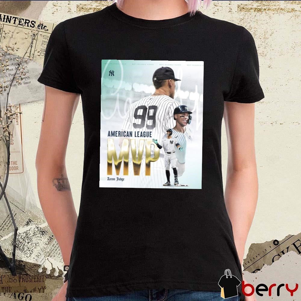 Aaron Judge Unanimous 2024 American League MVP New York Yankees MLB Poster t-shirt