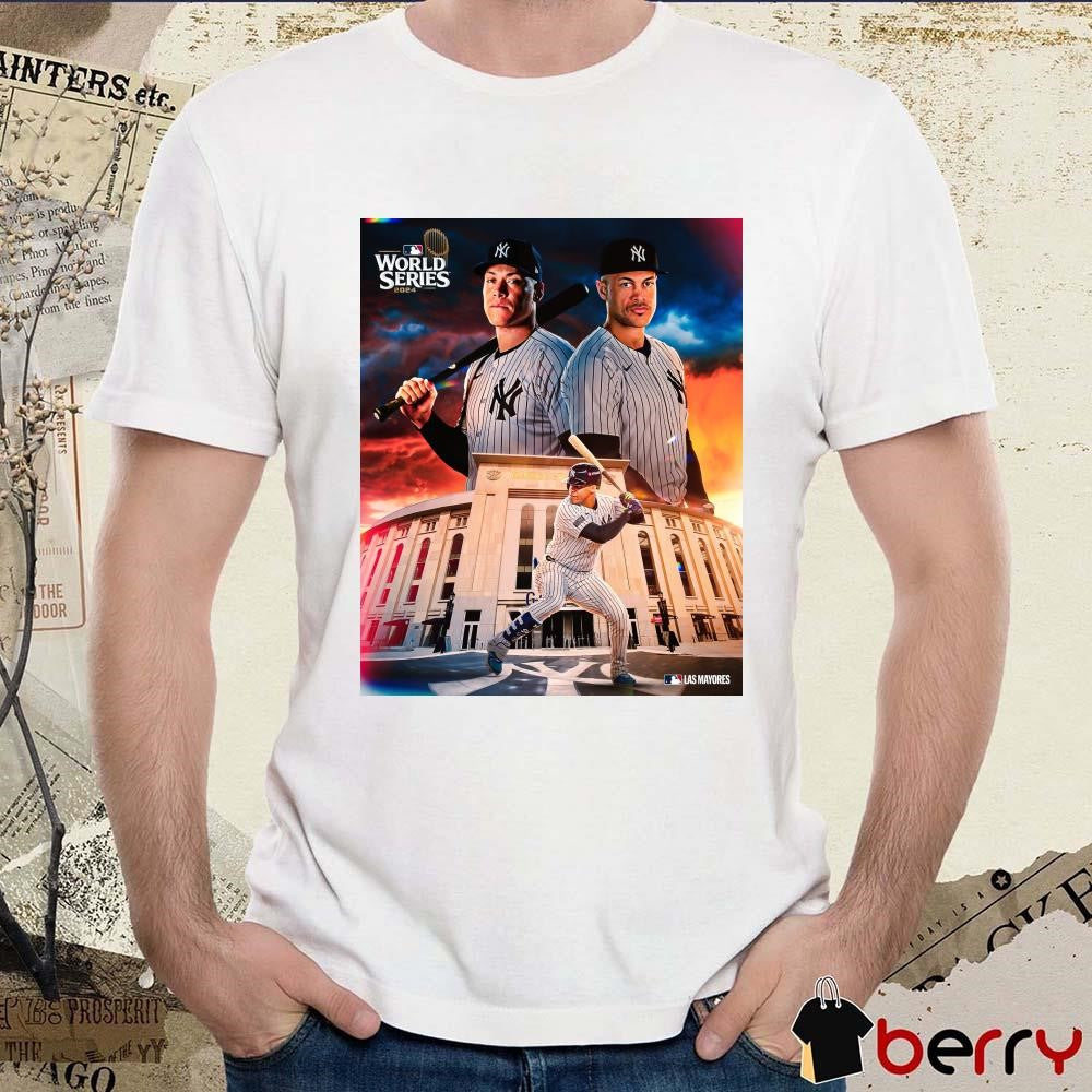 Aaron Judge and Giancarlo Stanton New York Yankees MLB World Series 2024 in the Bronx Poster t-shirt