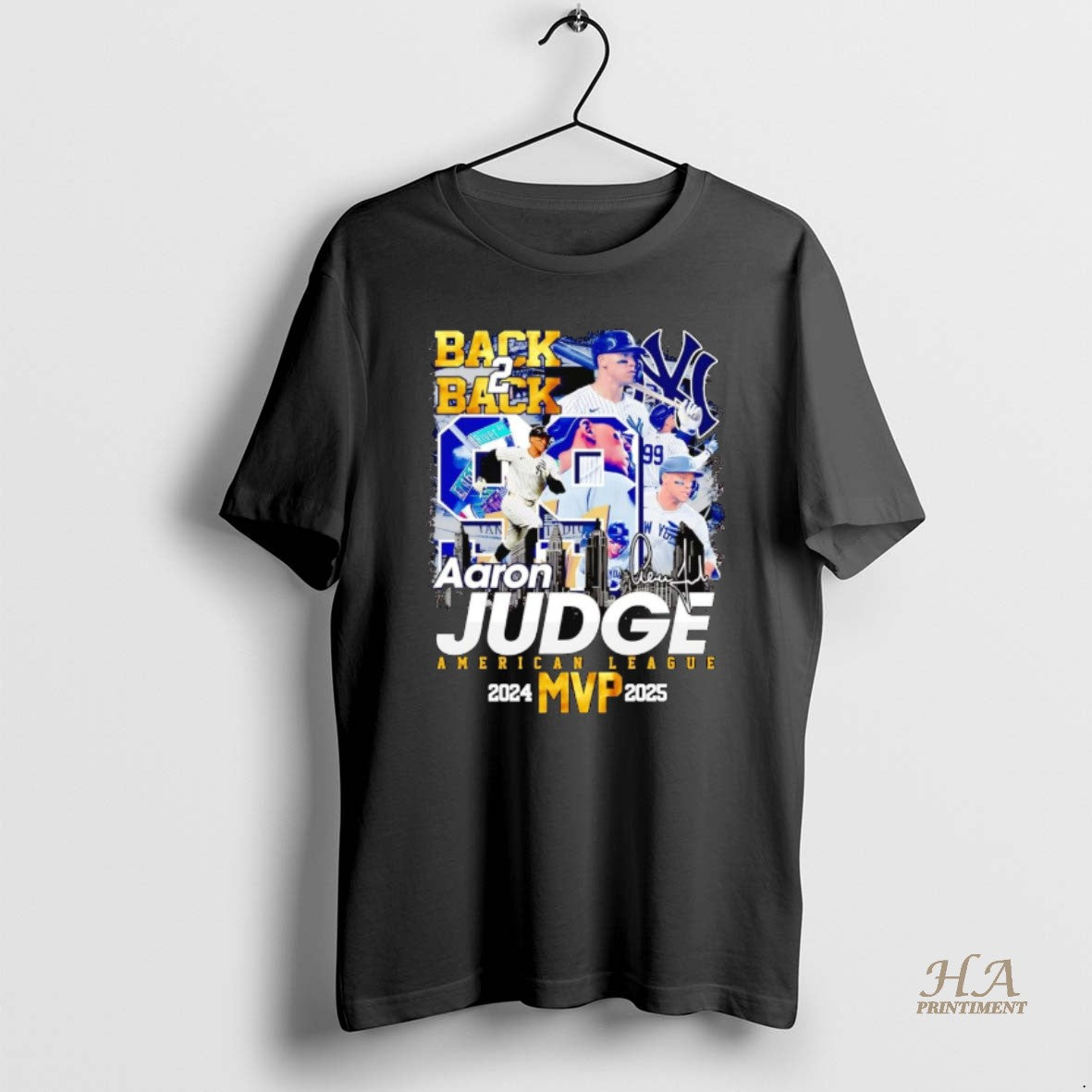 Official Aaron Judge Back 2 Back 2025 Al Mvp Signature T-Shirts, Hoodie, Sweatshirt | InkNestWear.com