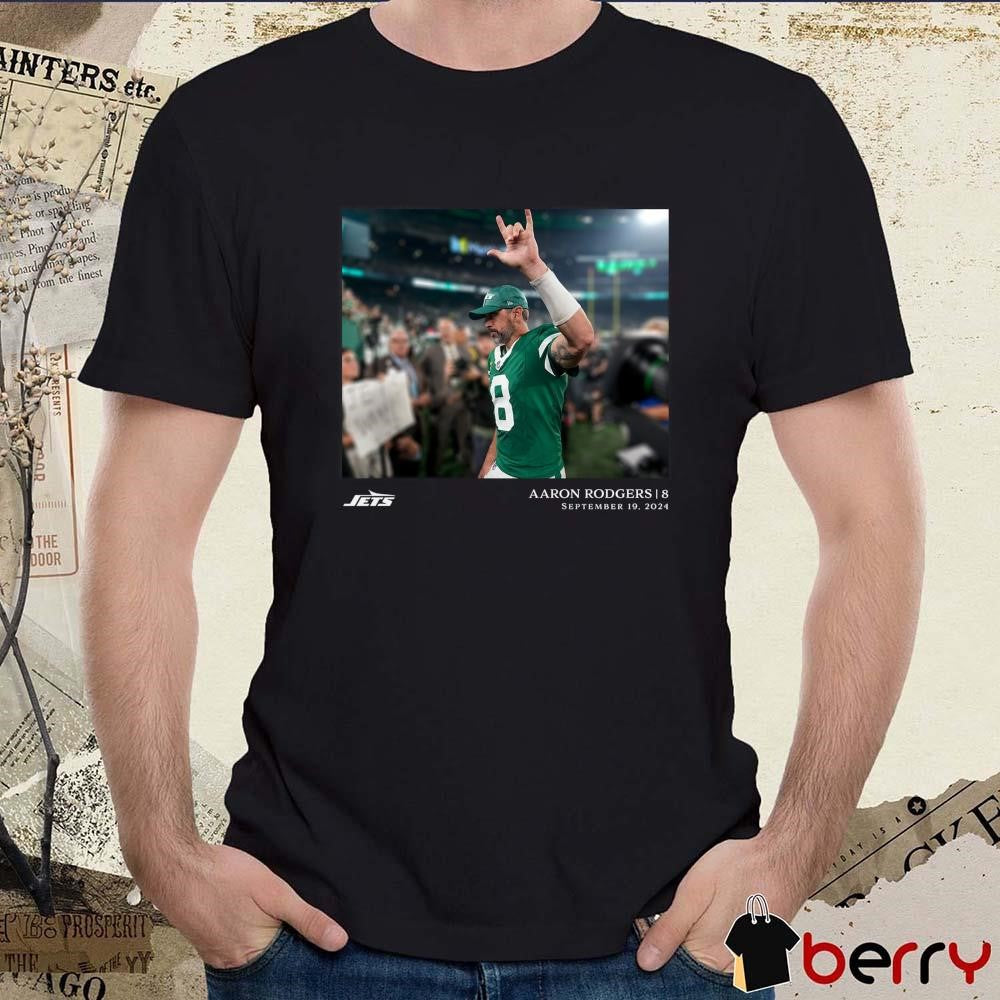 Aaron Rodgers New York Jets NFL Flash Features Week 3 Sep 19 2024 t-shirt