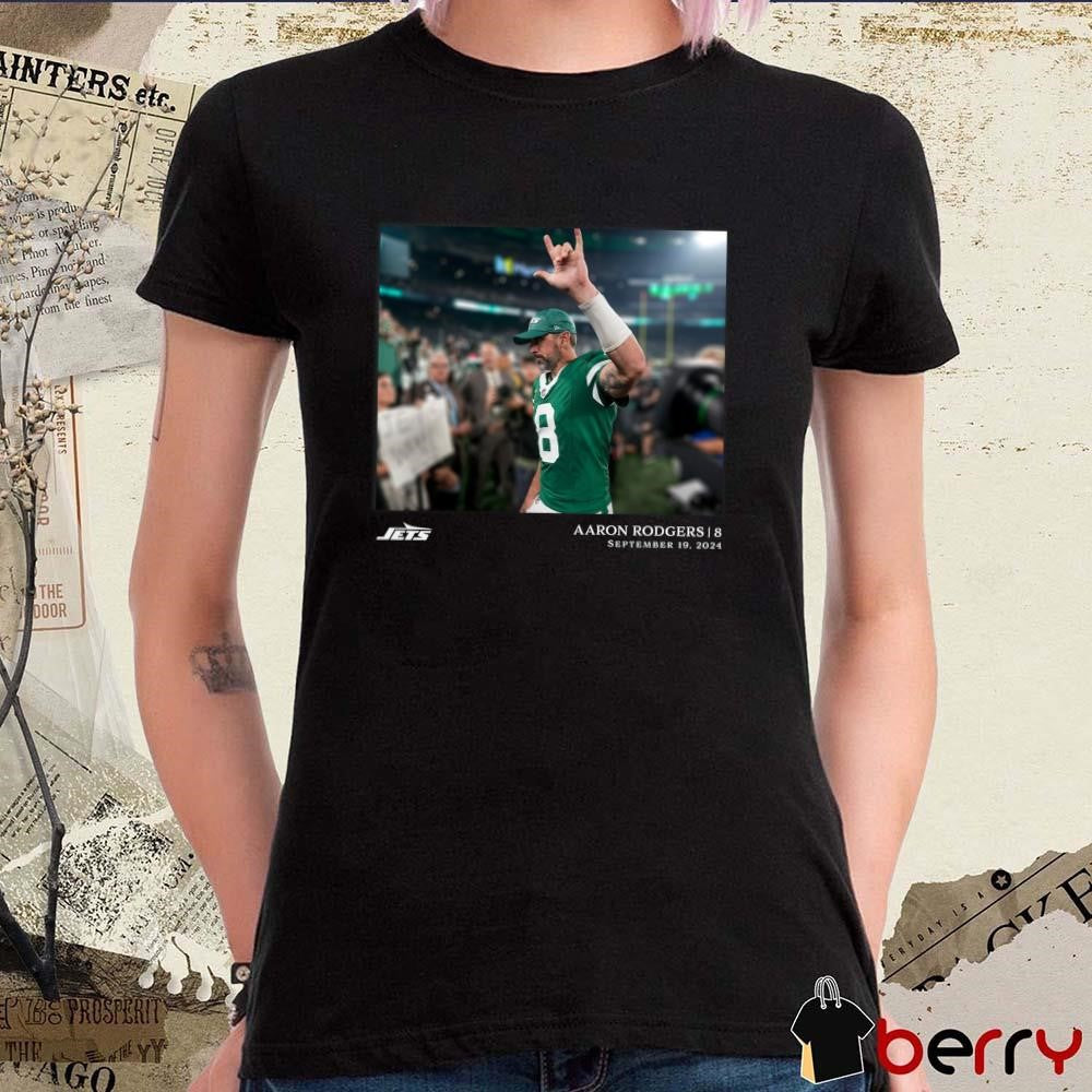 Aaron Rodgers New York Jets NFL Flash Features Week 3 Sep 19 2024 t-shirt
