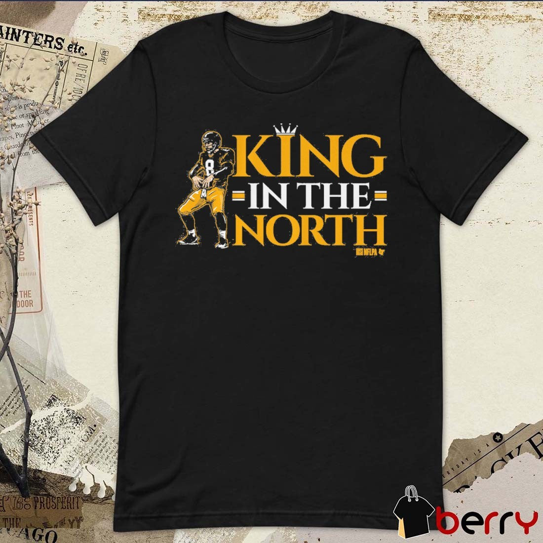 Aaron Rodgers Pittsburgh Steelers King in the North t-shirt