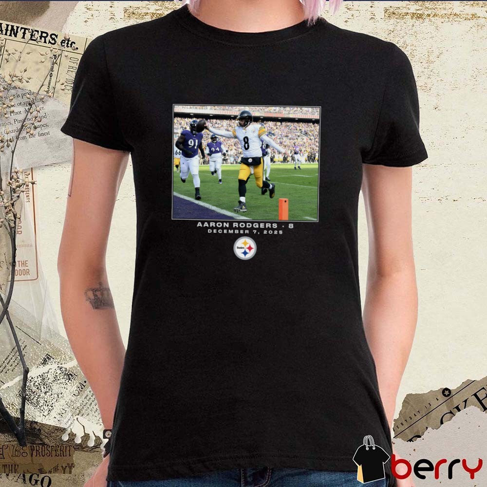 Aaron Rodgers Pittsburgh Steelers NFL Flash Features Week 14 December 7 2025 t-shirt