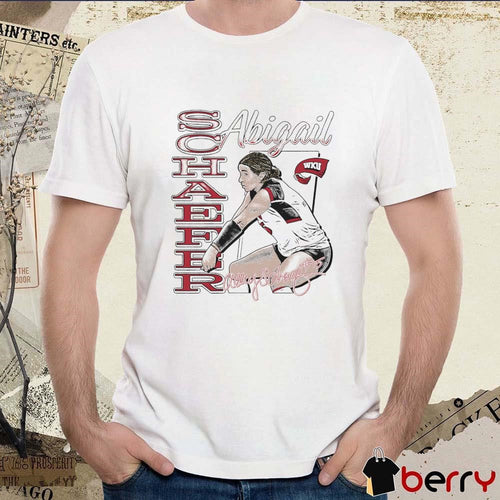 Abigail Schaefer Western Kentucky Illustrated Signature Graphic t-shirt