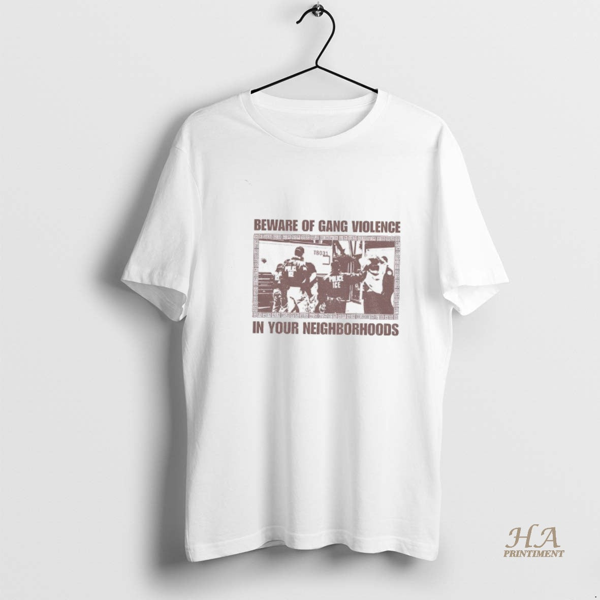 Official Abolish Ice Chinga La Migra Beware Of Gang Violence In Your Neighborhoods Vintage T-Shirts, Hoodie, Sweatshirt